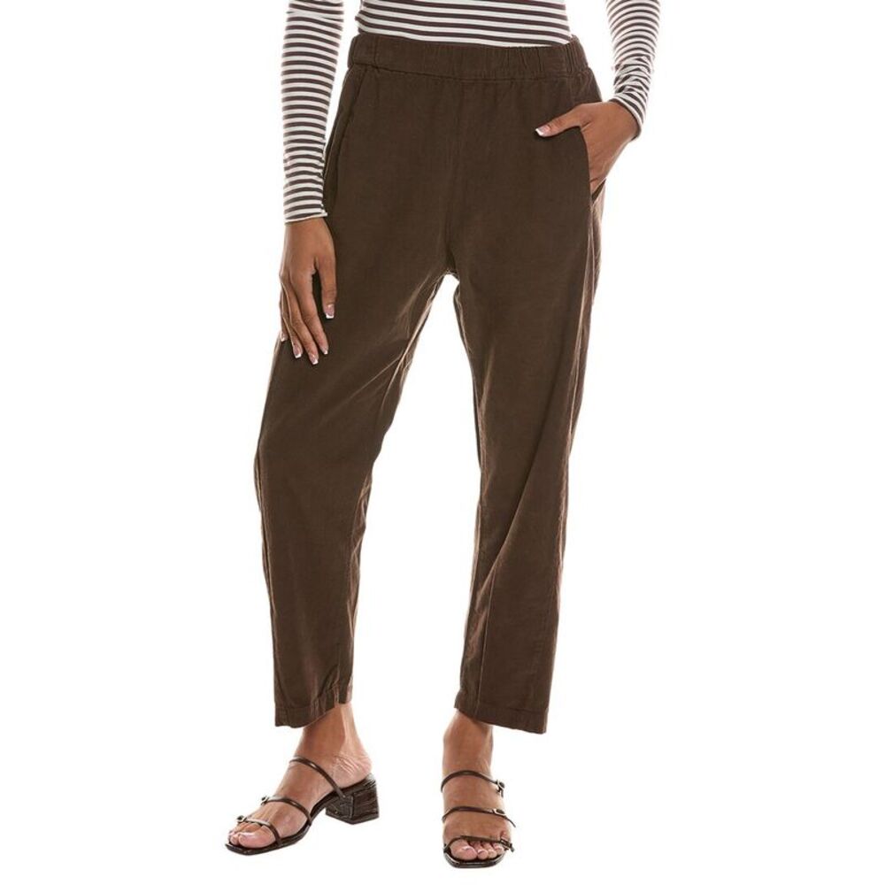 Velvet By Graham & Spencer Womens  Laney Corduroy Pant, Brown